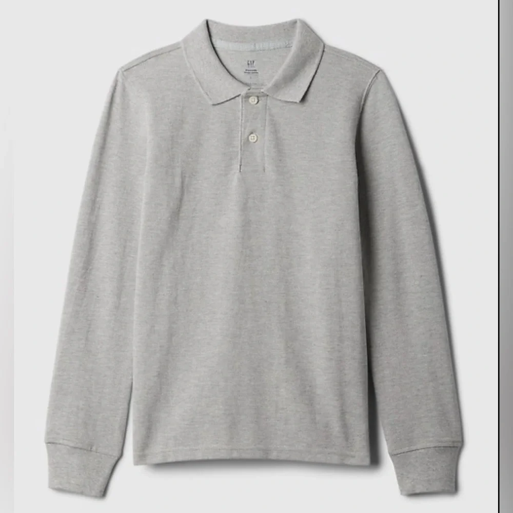 Gap Kids Boys Long Sleeve Polo Shirt